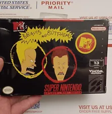 MTV's Beavis and Butt-Head SNES Super Nintendo SEALED NEW