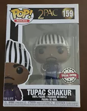 Funko Pop Tupac Shakur (Thug Life Overalls) 159 Special Edition Sticker (FYE)