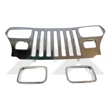 Crown Automotive Grille Applique Set For 87-95 Jeep Wrangler YJ RT34045 (For: Jeep)