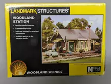 N scale Woodland Scenics Pre-Fab Building WOODLAND STATION KIT