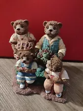 Fitz & Floyd Honeybourne Hollow Bear Family "Filled With Love" Pie for all!