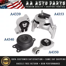 4PC Motor Mounts for Nissan Altima 2.5L Auto CVT 08-12 A4339 A4340 A4350 A4353