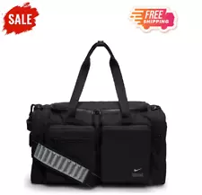 [SALE] Nike Utility Power Training Medium Duffel Bag - BLACK/BLACK/ENIGMA STONE