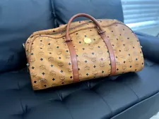 MCM Cognac Duffel Bag