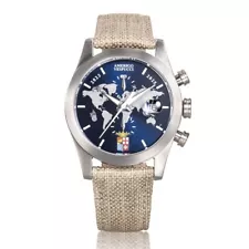 Men's chronograph watch Locman Amerigo Vespucci with Marina Militare logo