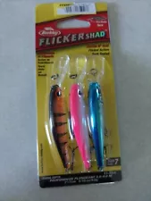 Berkley Flicker Shad #7 Crankbaits 3 Piece Pro Pack.