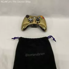 Xbox 360 Limited Edition Controller C3PO Star Wars Kinect Conan O'Brian Dust Bag