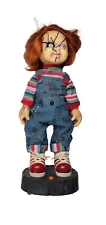 BRIDE OF CHUCKY Talking Animated Chucky Doll Child’s Play Halloween Decor Gemmy