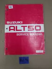 OEM 1983 Suzuki ALT50 D Service Manual 99500-20080-03E