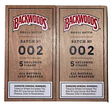 Backwoods Small Batch No. 002 Rare LMTD EDITION Collectible(EMPTY BOX & Packing)