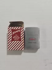 Zippo Windproof Lighter 1957 Humble Texas Asphalt Sales Advertisement Small Box