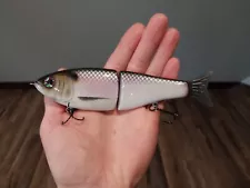 (SALE) Handmade Custom Wood Shad Glide Bait Swimbait Slow Sink 7" 2 Oz.