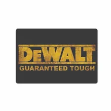 TIN SIGN Dewalt Tough Mechanic Auto Power Tools Toolbox Garage Shop TS643