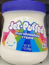 Kraft Jet-Puffed Marshmallow Creme Sweet Marshmallows Taste 7 oz Jar