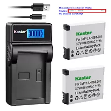 Kastar Battery LCD Charger for Gopro2 Gopro HERO2 Hero 2 GoPro GoPro AHDBT-002