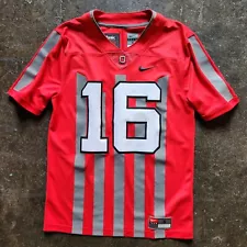 Ohio State Football 1916 Throwback Jersey Music Cannon Fire Small Striped Nike