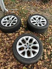 Set of 19" Wheels and tires for sale off of a 2012 BMW X5