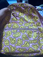 emoji pink backpack