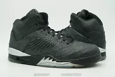 AIR JORDAN 3LAB5 USED SIZE 10 BLACK METALLIC SILVER 599581-003