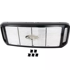 Grille Assembly For 2005-2007 Ford F-250 Super Duty F-350 F-450 Chrome Insert (For: 2007 F-250 Super Duty)