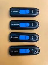 Lot of 4! Transcend 32GB Jetflash 790 3.1 USB Memory Flash Thumb Storage Drive