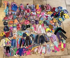 Massive 500 Pieces Lot of Barbie Ken CLOTHES 1980’s-2000’s Preowened