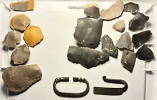 English flint and 2 Steels, includes Texas chert