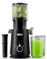 Juicer Machines, Cold Press Juicer with 4.35" Large Feed Chute Fit Whole Frui...