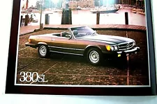 1981 mercedes 380sl owners sales brochure w107 w123 w126 new original 380slc