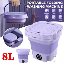 Portable Washing Machine Mini Washer Foldable Washer and Spin Dryer Small Travel