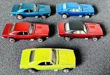 Hot Wheels Redline 1968 Custom Camaro Lot of 5 Original Cars 1 Day Sale!