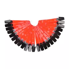 24 Pcs Reflective Tree Trail Markers w/ Clips for Outdoor Hiking Camping Hiking