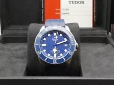 Tudor Pelagos Titanium Steel 42mm 25600TB Blue Dive Watch Box and Papers