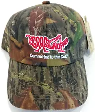 Grasshopper Adjustable Mossy Oak Ball Cap w/ Logo Embroidery & Tagline 179567