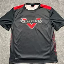 Victory Motorcycles Jersey Adult Extra Large XL Black Biker Iowa Mens