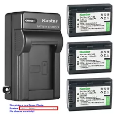 Kastar Battery Wall Charger for Sony NP-FH50 DCR-HC27 DCR-HC28 DCR-HC30 DCR-HC32