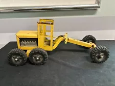 Vintage 1960s Structo Pressed Steel Road Grader - 19" - For Parts or Rebuild