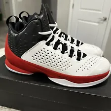 Size 8 - Jordan Melo M11 White University Red | DS! RARE | 716227-101