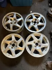 01 Acura Integra GSR OEM 15” Inch GSR Blade Rims 4x100 SET OF 4 Rims NO CAPS