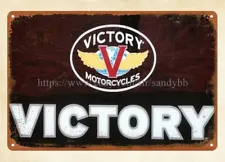 metal advertising plaques VICTORY MOTORCYCLE metal tin sign