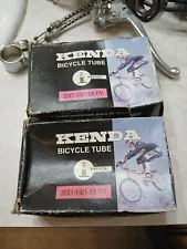 NOS Pair KENDA 20" x 1-3/8" Bicycle Inner Tubes - Old School BMX Mini/Jr