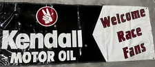 Vintage Kendall Motor Oil Confidence Advertising Sign Banner 3x7ft Garage Decor