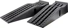 2-Pack MaxxHaul Plastic 6" Lift Car Service Ramps Tire Ramp for Vehicle Repair