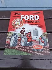 1953 Ford Golden Jubilee Tractor Sales Brochure