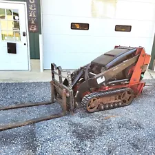 TORO DINGO TX420 Skid Steer Loader KOHLER 25HP Fully Serviced BRADCO FORKS