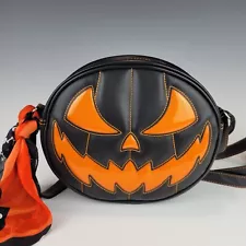 LOVE PAIN and STITCHES CROSSBODY PUMPKIN KULT SHOULDER BAG PURSE