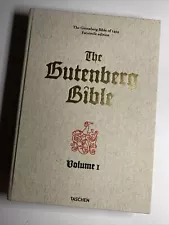 The Gutenberg Bible Of 1454 by Stephan Füssel ~ Taschen Volume 1 Read Desc