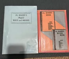 Al Baker Magic Books( Autographed)