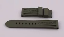 Panerai Green Rubber Strap 24x22mm OEM