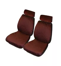 86-88 Monte Carlo El Camino SHOW QUALITY Bucket Seat & Headrest Covers BURGUNDY